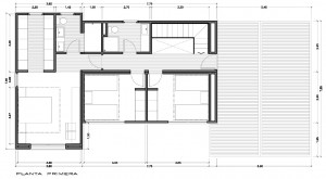 Plano planta primera modelo INNOVA 215 m2